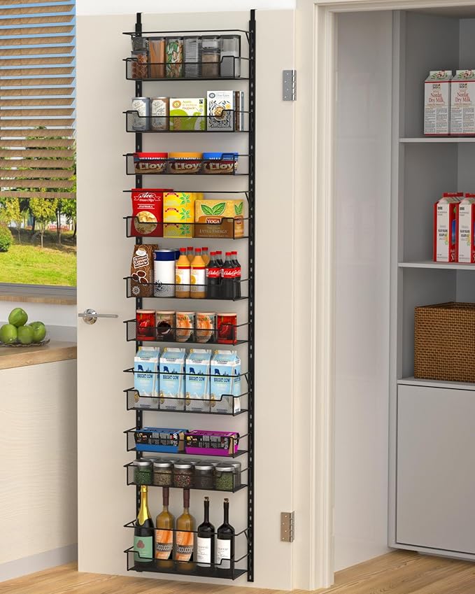 Over the Door Pantry Organizer, 10-Tier Over the Door Organizer by VyGrow