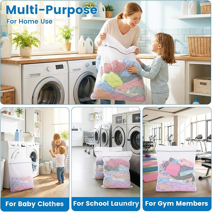 Dntorx 2 Pack XXX-Large Mesh Laundry Bags - Image 4