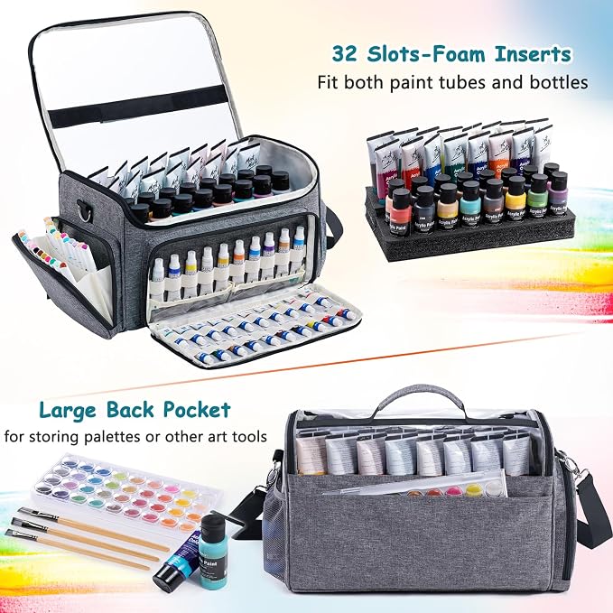 SFYBYHEART Acrylic Paint Organizer Bag - Image 3