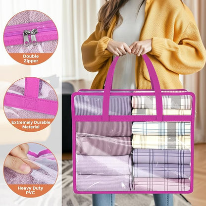 Budding Joy Clear Zippered Storage Bags - Image 3