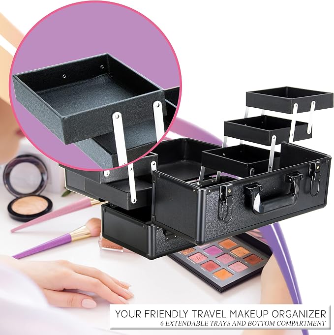 Ver Beauty Makeup Organizer, Cosmetic Travel Kit, Makeup Artist Supplies - Image 4