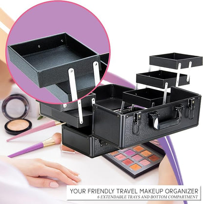 Ver Beauty Makeup Organizer, Cosmetic Travel Kit, Makeup Artist Supplies - Image 4