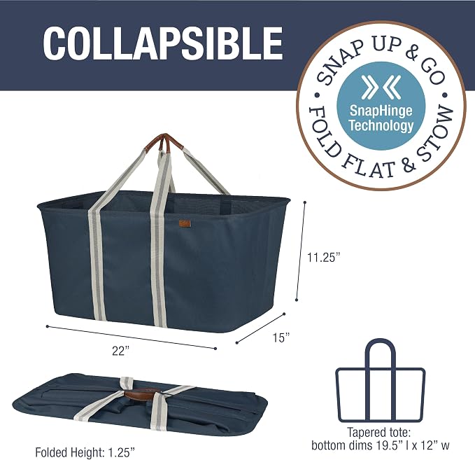 CleverMade Collapsible Laundry Tote - Image 2