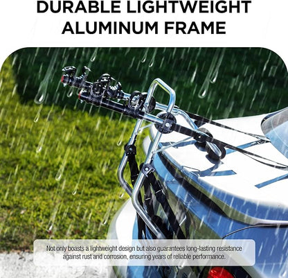 Young Aluminum 2-Bike Rack Trunk Mount, Hightweight - Image 3