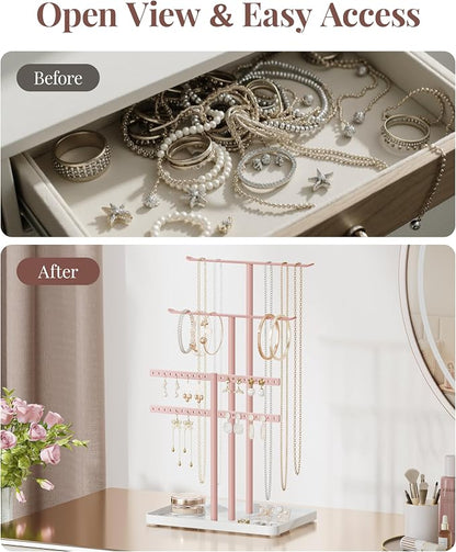 pickpiff Jewelry Stand Holder Organizer: 14.5" Sturdy Hanger - Image 2