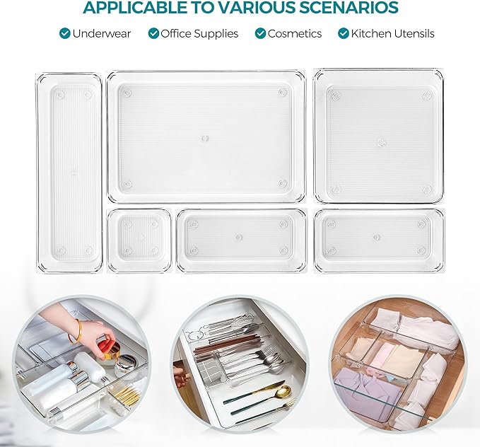 4 Pack Drawer Organizer - Image 7