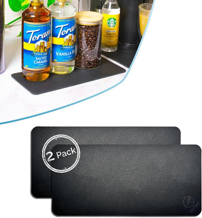 Ternal DripGuards Absorbent Counter Mat 2-Pack | Waterproof, Quick-Dry Coffee by TernalProducts