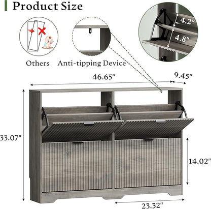 Xixini Shoe Storage Cabinet for Entryway - Image 2