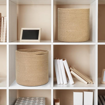 MEGASKET Woven Jute Plant Basket, Wicker Basket Planter - Image 7