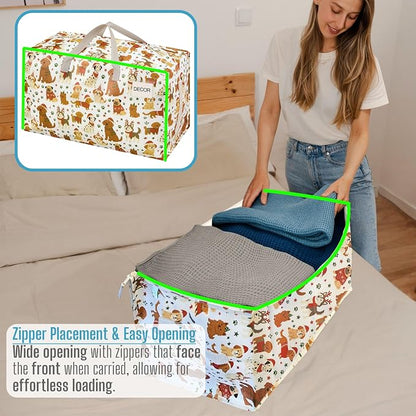 VENO 2 Pack Moving Bags and Large Christmas Decoration Storage Bins - Image 4