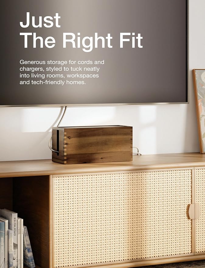 Acacia Large Cable Management Box - Image 6