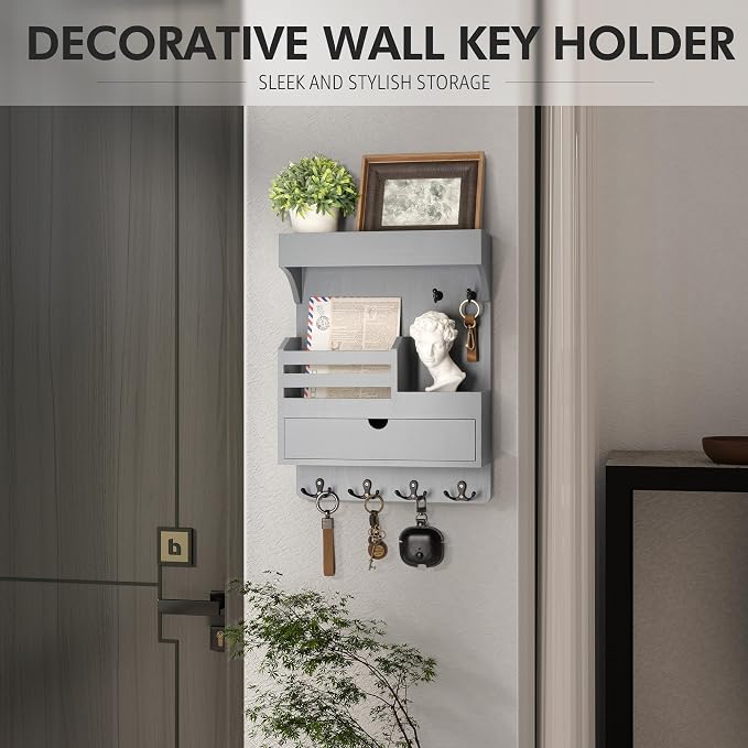 Rebee Vision Wooden Key Holder Wall Mount - Image 4