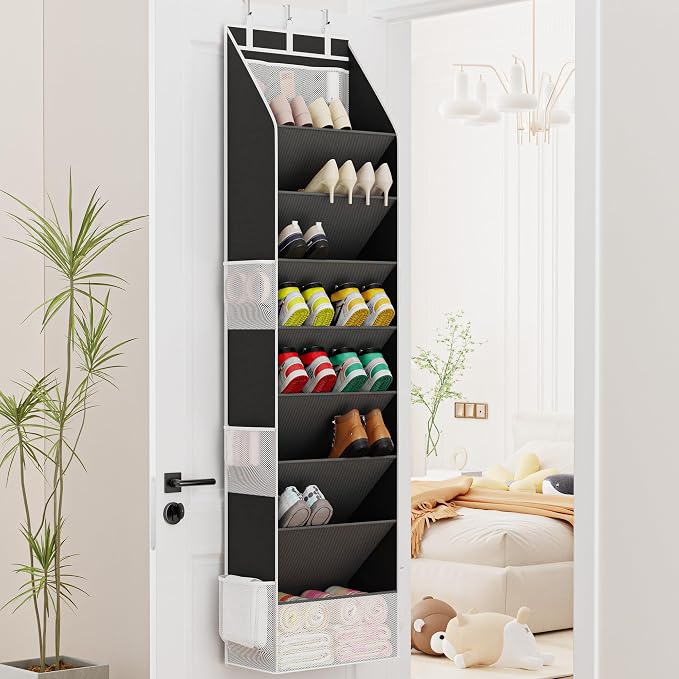Criusia Shoe Organizer, Over the Door Shoe Organizer - Image 8