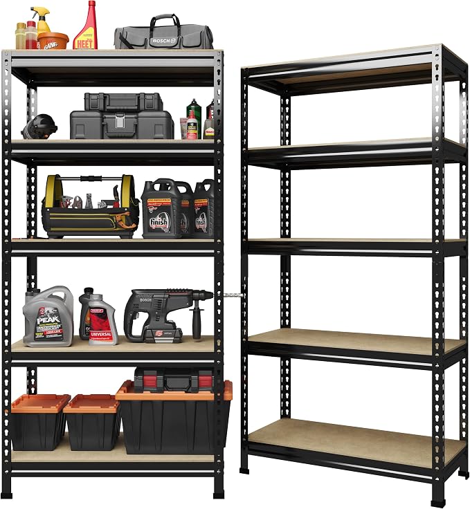 PrimeZone 32"W x 16"D x 63" H Storage Shelves by PrimeZone