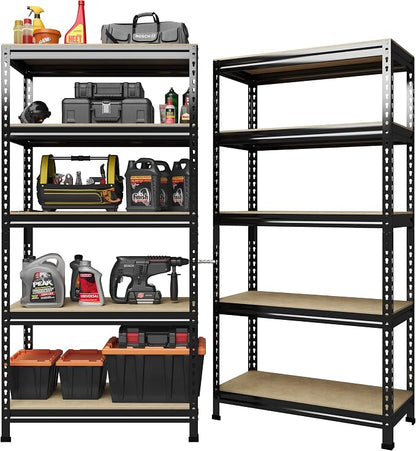 PrimeZone 32"W x 16"D x 63" H Storage Shelves by PrimeZone