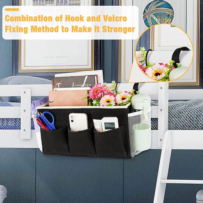 Bedside Caddy Bedside Organizer Bedside Storage Caddy - Image 2