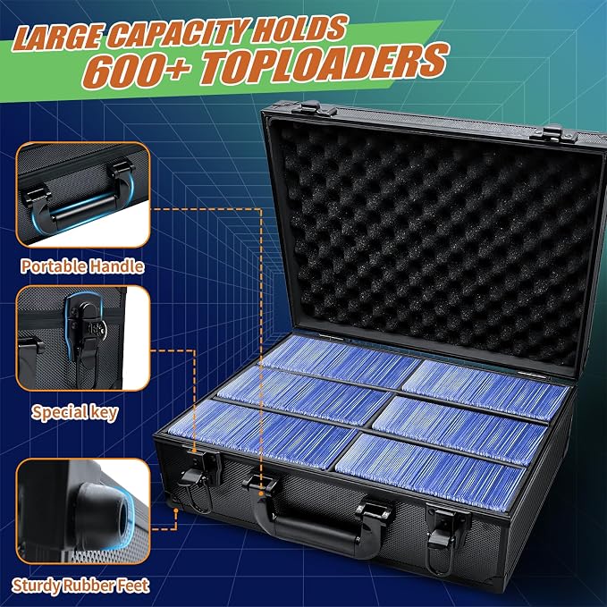 JIFTOK Top Loaders Case for Cards, Portable Toploader Storage Box for 3" x 4" - Image 4