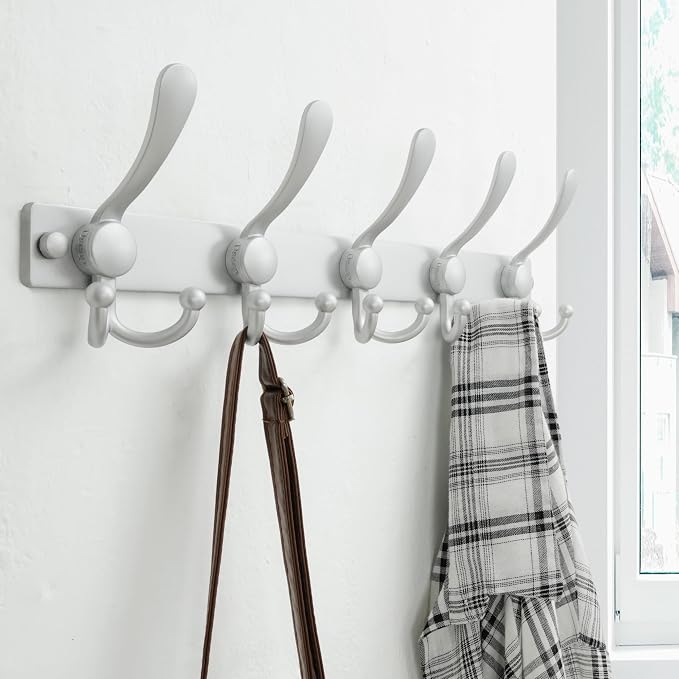 Dseap Coat Rack Wall Mount 2.0 Pro: Heavy Duty 300% Thicker, Stainless Steel - Image 5