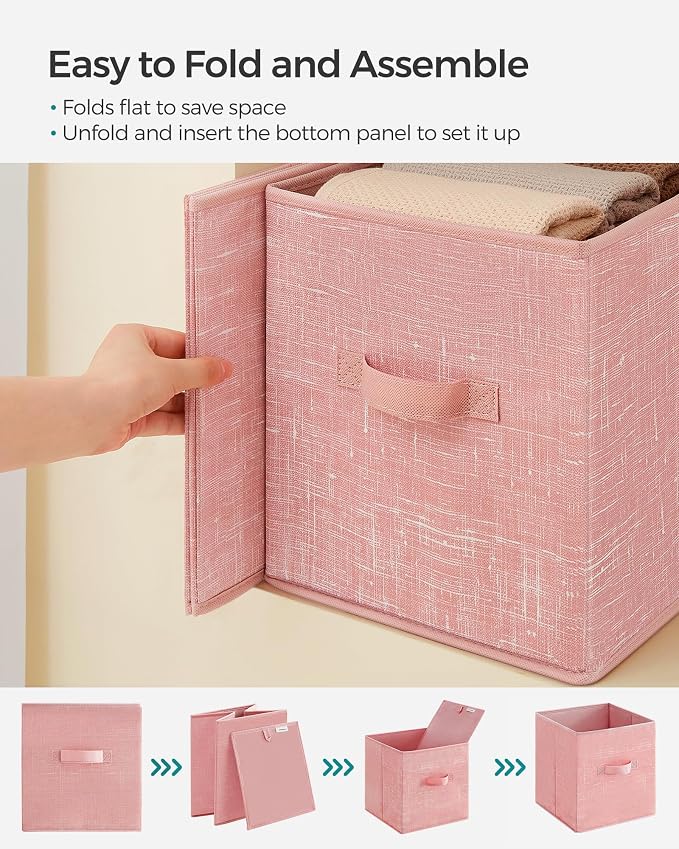 SONGMICS Storage Cubes, 11-Inch Non-Woven Fabric Bins - Image 4