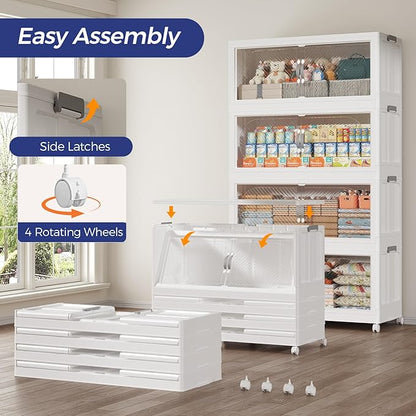 240QT Extra Large Stackable Storage Bins - Image 6