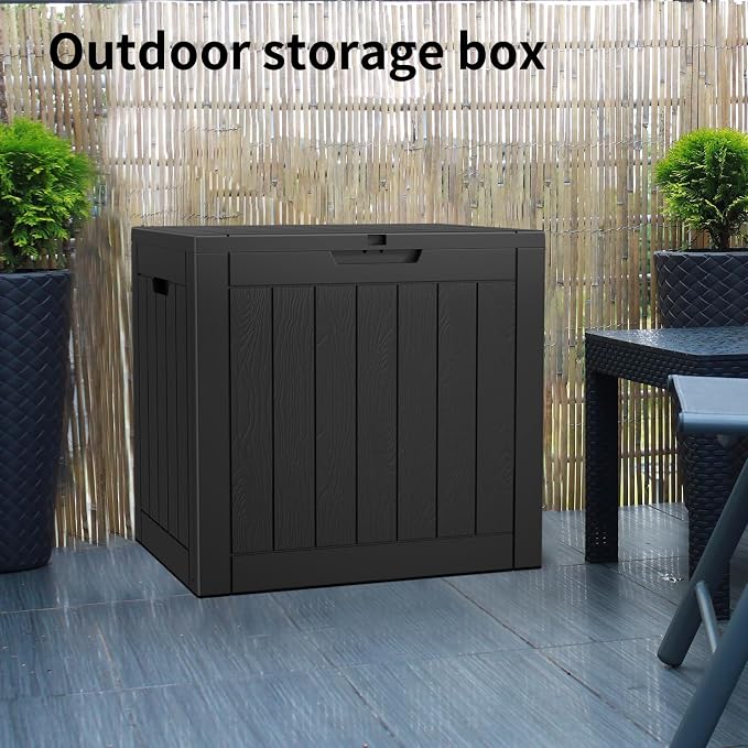 36 Gallon Outdoor Deck Box, Storage Lockable Waterproof Patio Furniture - Image 5