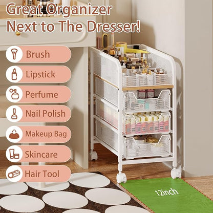 Rolling Makeup Cart Organizer - Image 7