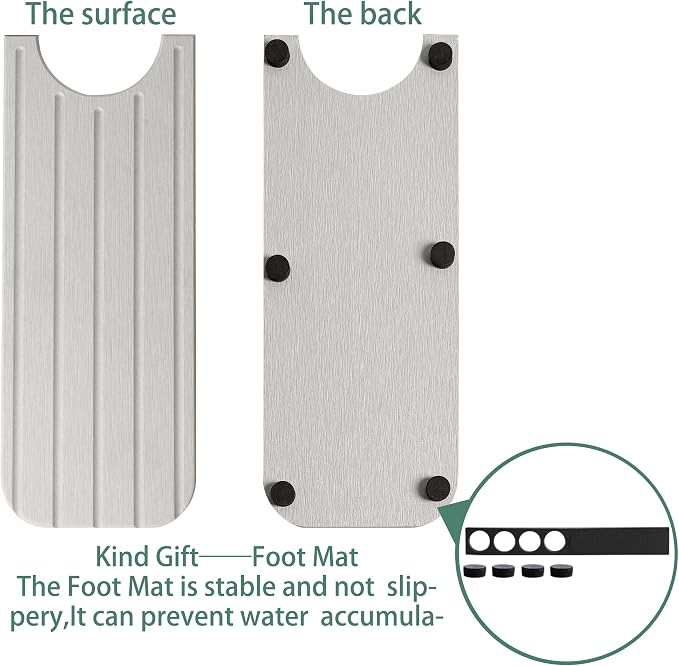 20inch x 4inch Kitchen Sink Faucet Mat, Water Absorbing Stone Faucet Splash - Image 8