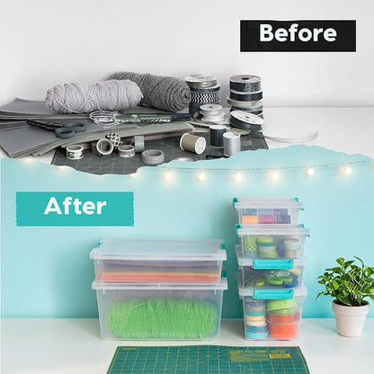 IRIS USA 6 Qt. Craft Storage Bins - Image 6