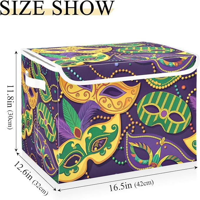 Mardi Gras Mask Storage Bins - Image 3