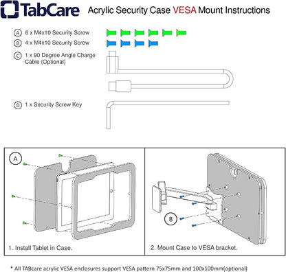 TABcare Anti-Theft Acrylic VESA Enclosure - Image 4