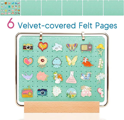 PACMAXI Pin Display Organizers, Brooch Pin Holder, Enamel Pin Display Pages - Image 4