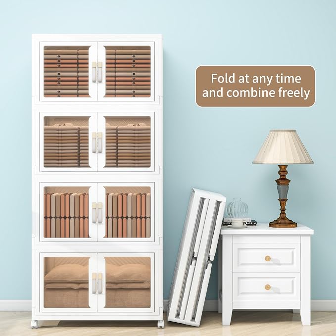 Large Clear Stackable Storage Bins - Image 5