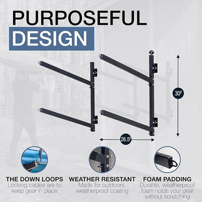 StoreYourBoard G-Kayak Wall Rack – Heavy-Duty Outdoor Kayak Rack - Image 3