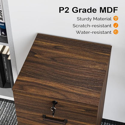 VINGLI 2 Drawer File Cabinet - Image 7