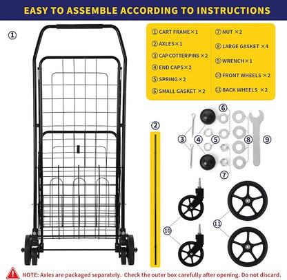 BIEAMA Folding Shopping Cart - Image 7