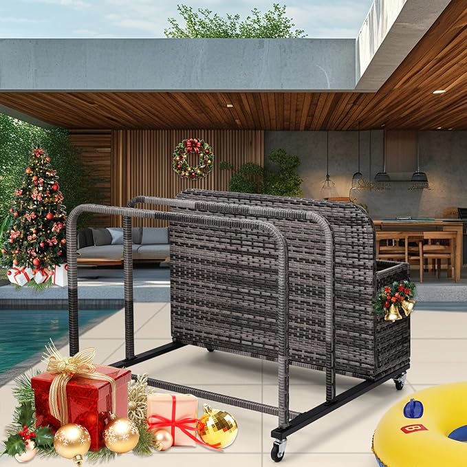 Poolside Float Storage Organizer, Pool Toy Storage Holder - Image 4
