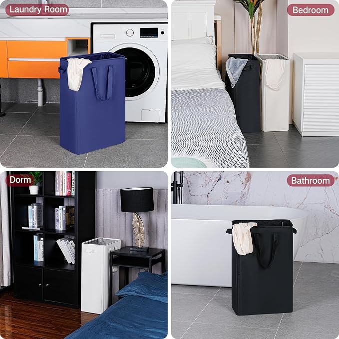 efluky Slim Laundry Basket, Narrow Laundry Hamper - Image 6