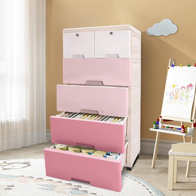 NOLANTIS Kids Plastic Storage Cabinet - Image 2