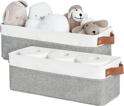 StorageWorks Narrow Storage Bins, Small Basket by StorageWorks
