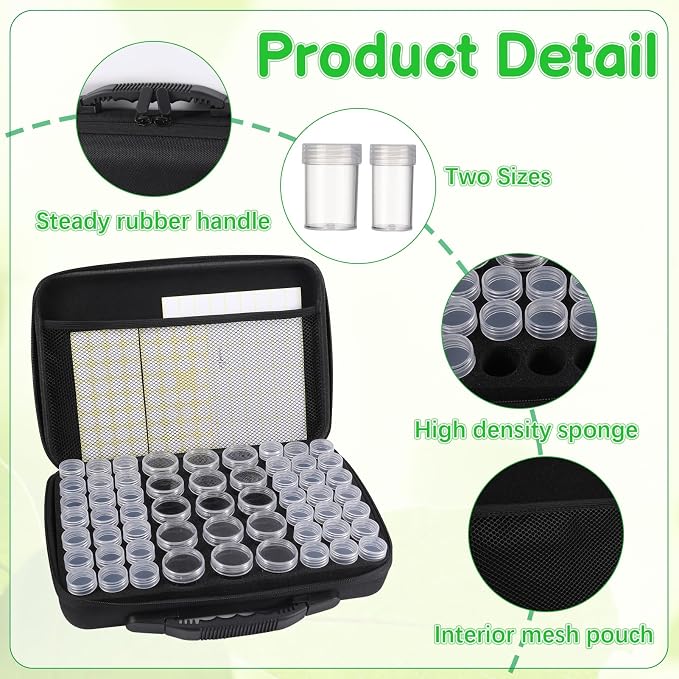 Seed Storage Organizer Box, 57 Slots Seed Collection Containers Seed Storage Box - Image 6