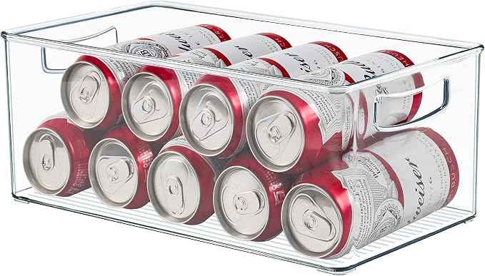 Hudgan 2 Pack Straight Sides Stackable Pantry Organizer Bins - Image 6
