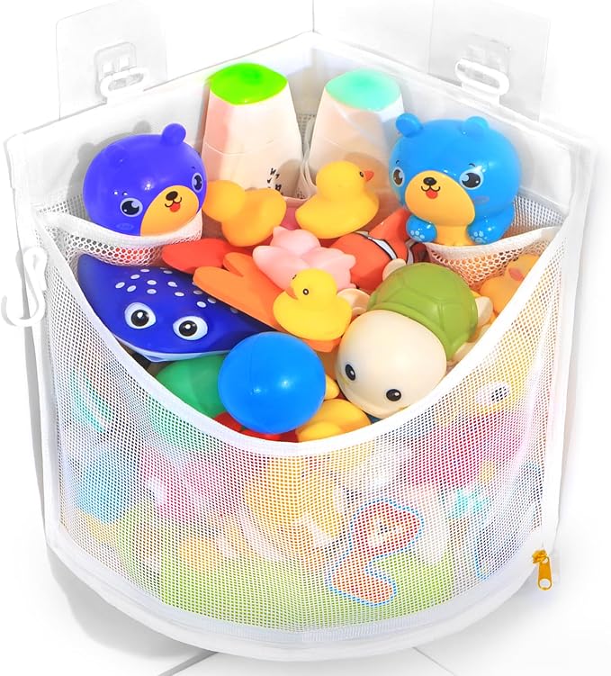 KPH Bath Toy Organizer, Large Capacity Corner Hanging by Unknown