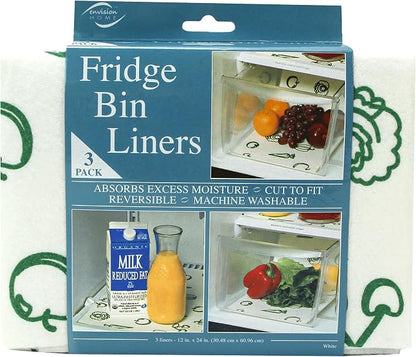 Envision Home Refrigerator Liners, Shelf Liner, Absorbent Fridge Liners by EnvisionHome