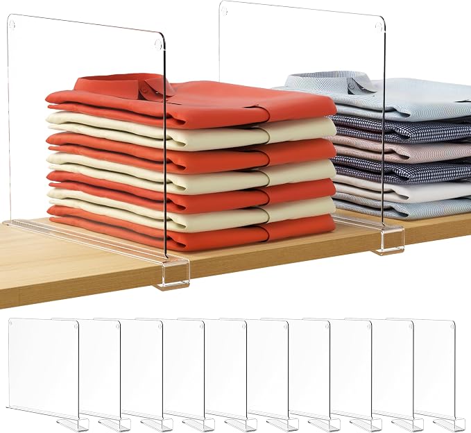 HBlife 12 Inches Tall Shelf Dividers, Purse Organizer by HBlife