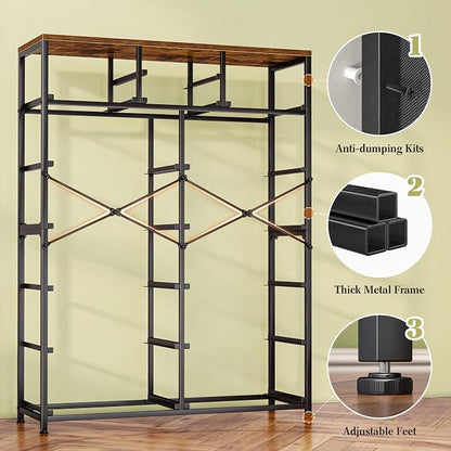EnHomee 52.2" H Tall Dresser for Bedroom, Vertical Storage Tower, Anti-Tip | - Image 8