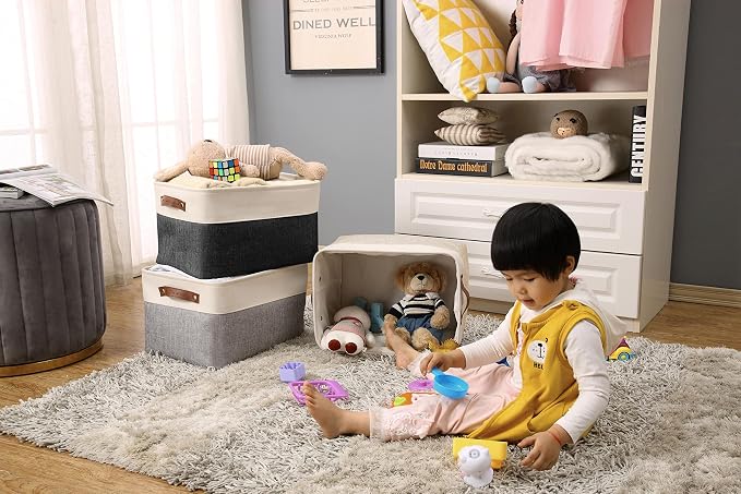 DECOMOMO Storage Baskets for Shelves - Image 3