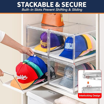 Ultra Clear Hat Organizer Drawer - Image 4