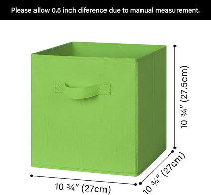 GRANNY SAYS 11 Inch Cube Storage Bins, Colorful Cube Storage Organizer - Image 6