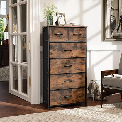 Tall Dresser for Bedroom, Fabric Storage Tower - Image 2