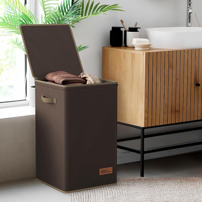 Simple Houseware Foldable Laundry Hamper Basket - Image 7